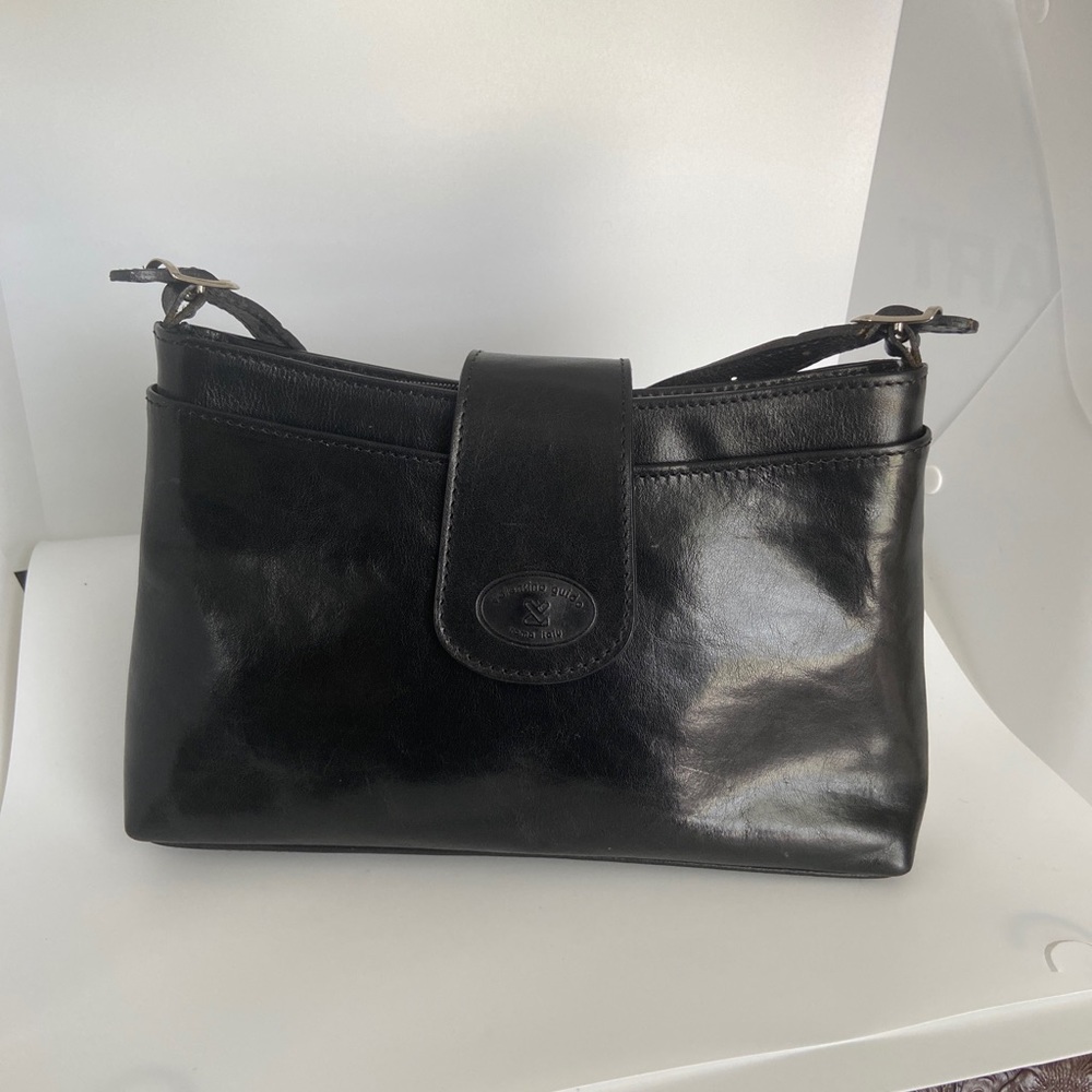 Valentino Guido Roma Italian, leather purse